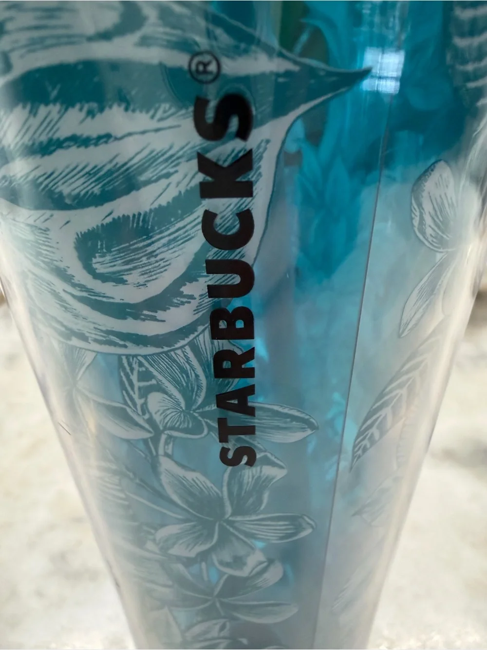 Starbucks Tumblers in Teal, Purple, hot Pink, Aqua blue - Set of 4